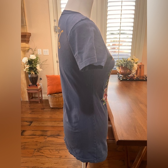 Ed Hardy Skullrose Tee by Christian Audigier, Scull and Roses.  Size S - Picture 2 of 5